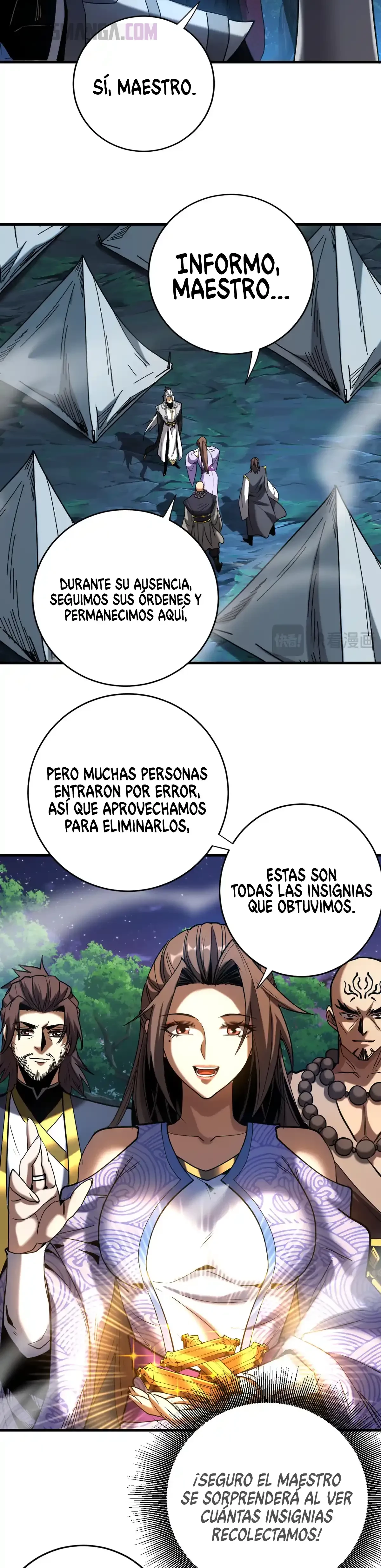 Mientras mis discípulas se matan, yo me relajo! > Capitulo 114 > Page 121